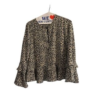 Leopard Print Women's Top